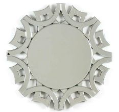 Small Round Modern Venetian Mirror