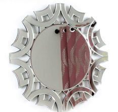 Small Round Modern Venetian Mirror