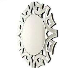 Small Round Modern Venetian Mirror