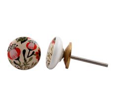 Flower Flat Knob