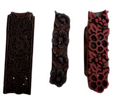 Set of 3 Piece New Wooden Printing Block
