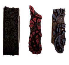 Set of 3 Piece New Wooden Printing Block