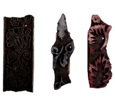 Set of 3 Piece New Wooden Printing Block