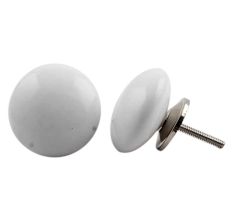 White Flat Knob Big