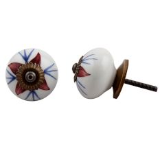 Deep Maroon Lily Knob