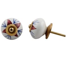 Deep Maroon Lily Knob