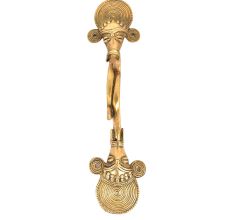 Brass 2 Faced Ganesha Handle