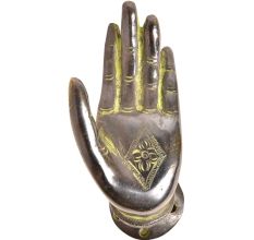Brass Blessing Hands Of Lord Buddha Door Knob Handle