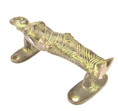 Brass Standing Lady Door Handle