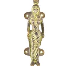 Brass Standing Lady Door Handle