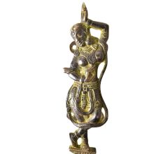 Brass Dancing Lady Door Handle