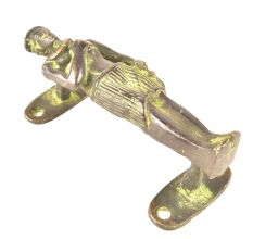 Brass Tribal Man Door Handle