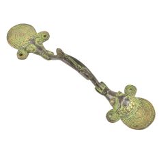 Brass Two Sided Animal Face Door Handle
