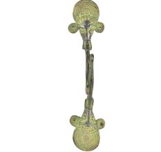 Brass Two Sided Animal Face Door Handle