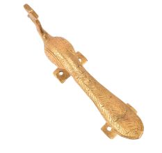 Golden Brass Peacock Door Handle