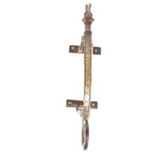 Vintage Brass Dog Statue Door Handle