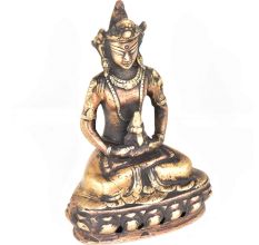 Brass Alms Bowl Buddha Statue