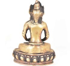 Brass Alms Bowl Buddha Statue