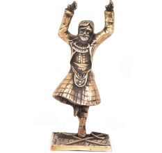 Brass Bearded Soldier With Raised Hands