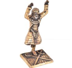 Brass Bearded Soldier With Raised Hands