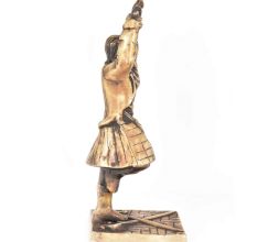 Brass Bearded Soldier With Raised Hands