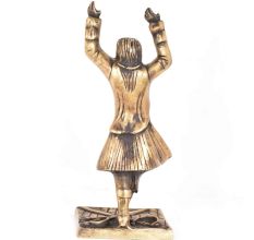 Brass Bearded Soldier With Raised Hands