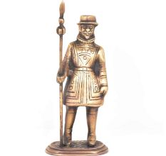 Brass Vintage British Soilder Statue