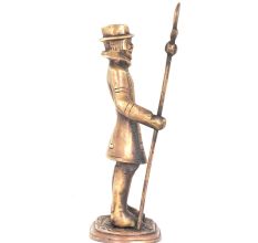 Brass Vintage British Soilder Statue