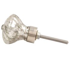 Silver Stripe Murcary Glass Drawer Knob Online