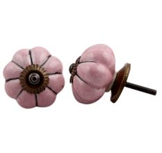 Pink Black Line Knob