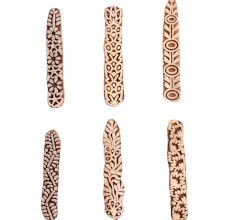 Set of 6 Piece New Mix Wooden Printing Block