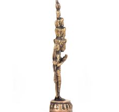 Brass 11-Head Avalokiteshvara 8 Arms Seated On A Double-Lotus Base