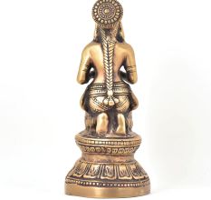 Brass Indian Dancer With Diya
