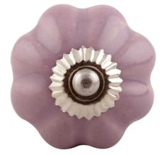 Lavender Ceramic Melon Dresser Knob online