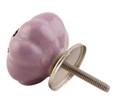 Lavender Ceramic Melon Dresser Knob online