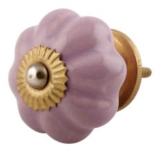 Lavender Ceramic Melon Dresser Knob online