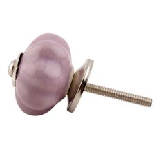 Lavender Medium Ceramic Melon Dresser Knob online
