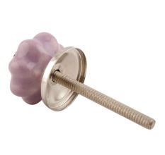 Lavender Small Ceramic Melon Drawer Knob online