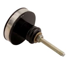Black And Silver Brass Resin Cabinet Knob Online
