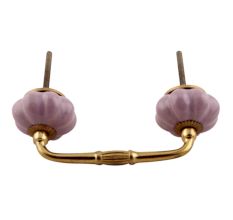 Lavender Ceramic Melon Bridge Handle