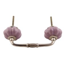 Lavender Ceramic Melon Bridge Handle