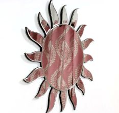 Sun Shape Venetian Wall Mirror