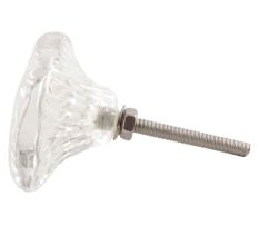 Clear Rectangle Glass Cabinet Knob Online