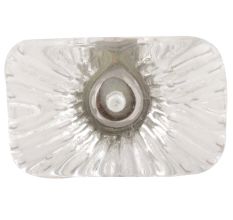 Clear Rectangle Glass Cabinet Knob Online