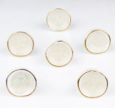 Off White Ceramic Drawer Knob Online