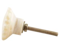 Cream Sunflower Bone Cabinet Knob Online