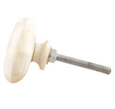 Cream Octagonal Bone Drawer Knob Online