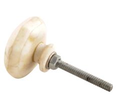 Cream Octagonal Bone Drawer Knob Online