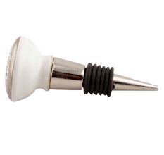 Orange And Black Ceramic Wine Stopper