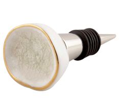White Ceramic Wine Stopper